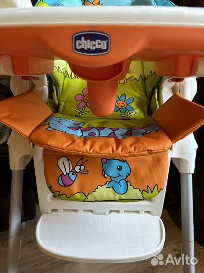 Стульчик для кормления chicco polly