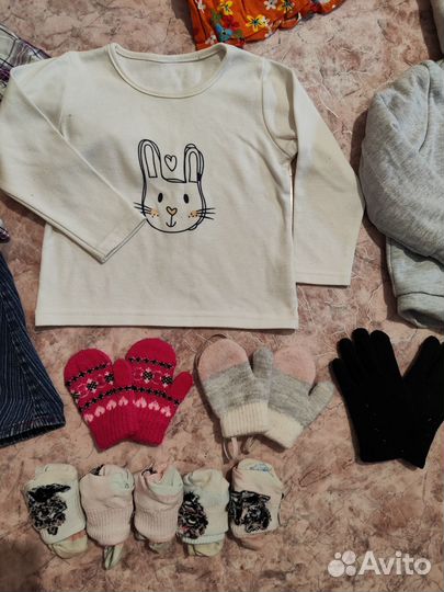 Вещи пакетом на девочку 80-86