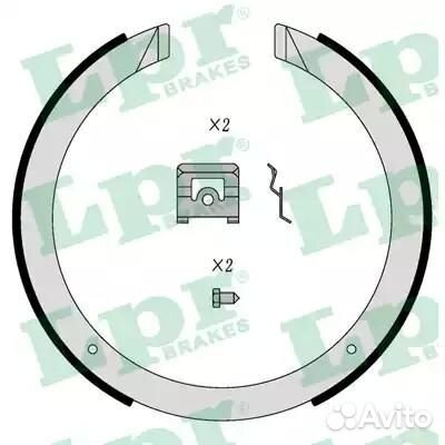 Колодки тормозные барабанные