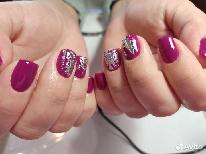 Гель-лак + маникюр