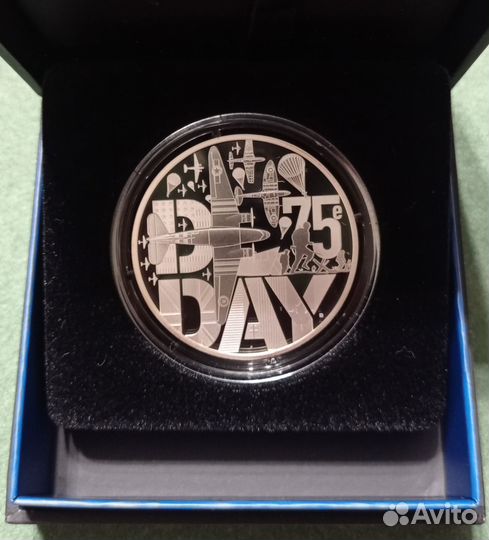 Монета 2019 День Д Высадка в Нормандии Серебро