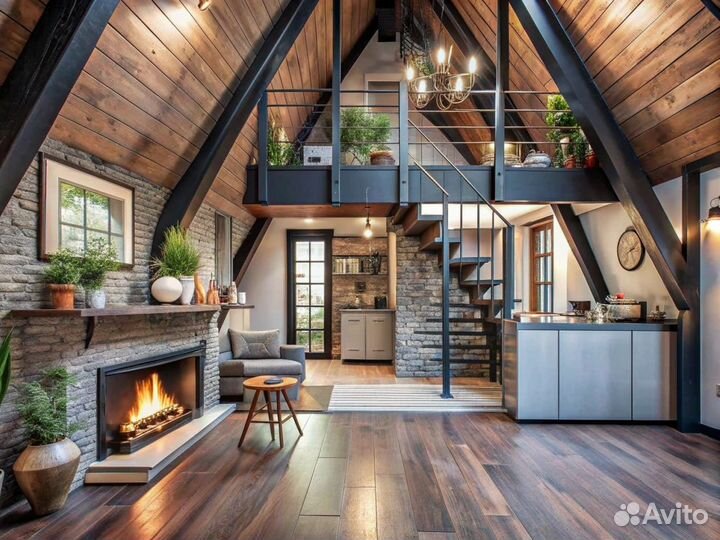 Строительство домов A-frame