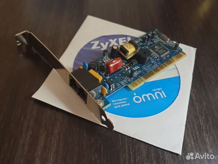 Модем zyxel omni 56k PCI Plus