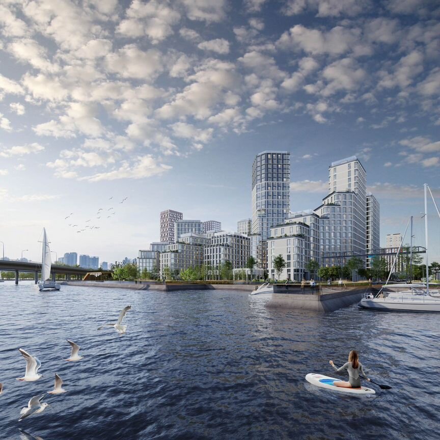 2-к. квартира, 68,8 м², 4/27 эт.