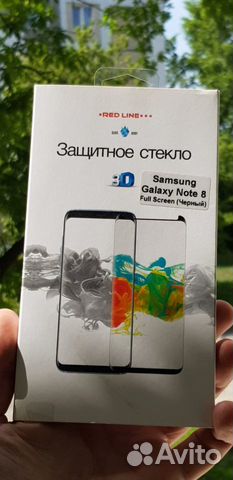 Защитное стекло samsung note 8 full screen