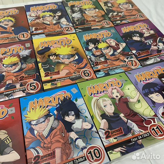 Двд диски Naruto