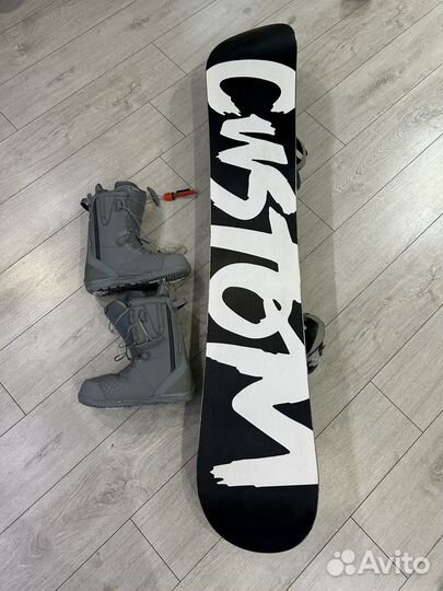 Сноуборд burton комплект 156