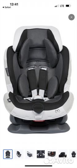 Автокресло категория 1-2 carmate swing moon