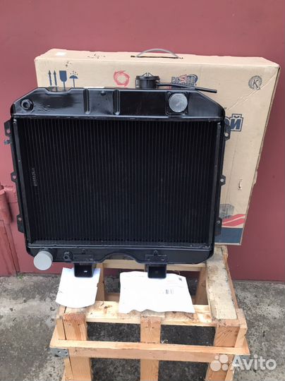 Радиатор УАЗ 2 ряда Медь Новый