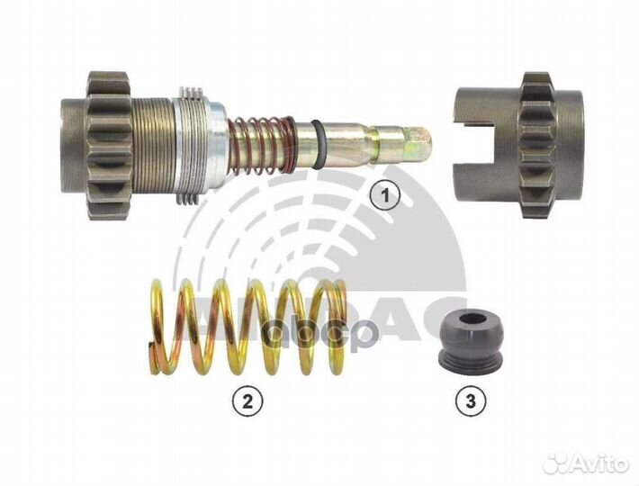 0810 20187 р/к дискового тормоза (м) регулятор