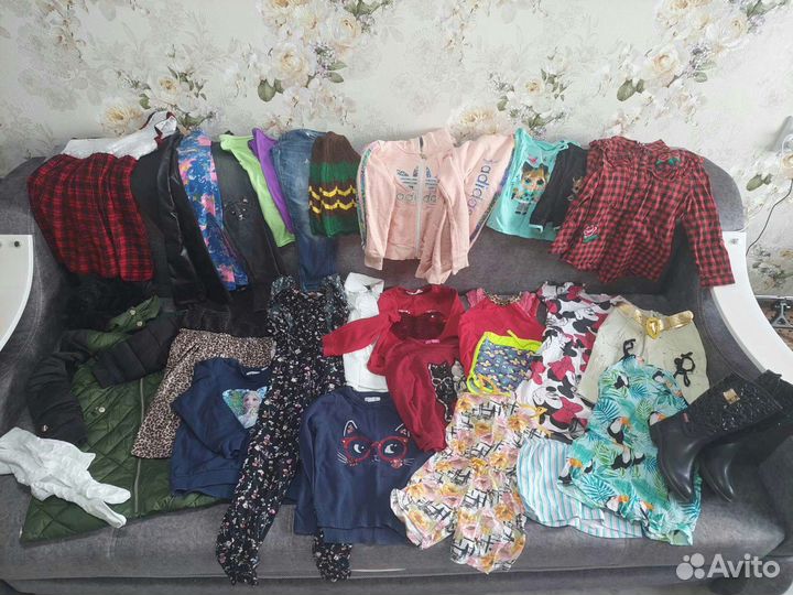 Пакет вещей на девочку (5-8 лет), рост от 116-128