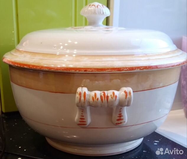 Супница фабрики Кузнецова.Клеймо