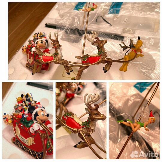 Вращающаяся звезда на ёлку Дисней Disney