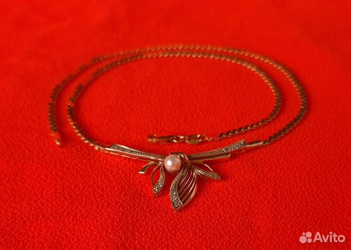 Золотое колье вес 14,40