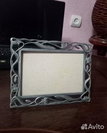 Рамка для фото. Ажурная. Металл. СССР