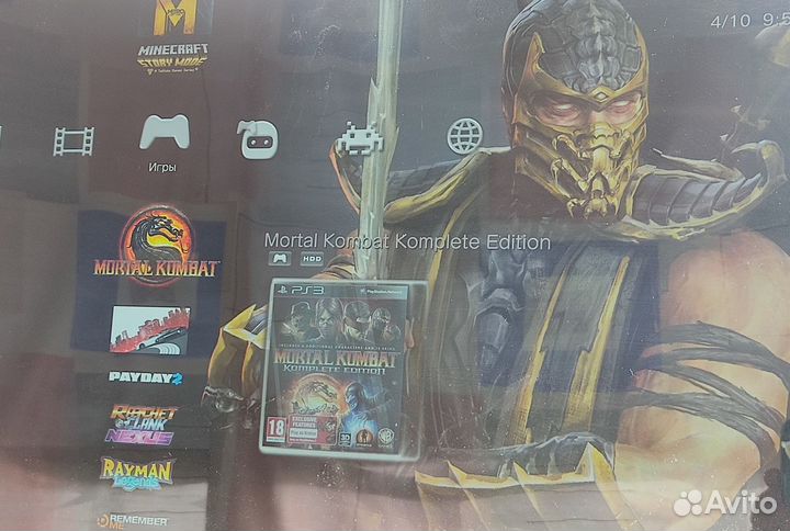 Sony PS3 Super Slim 500Gb много игр