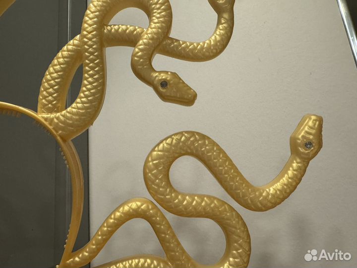 Украшение на голову змея ободок