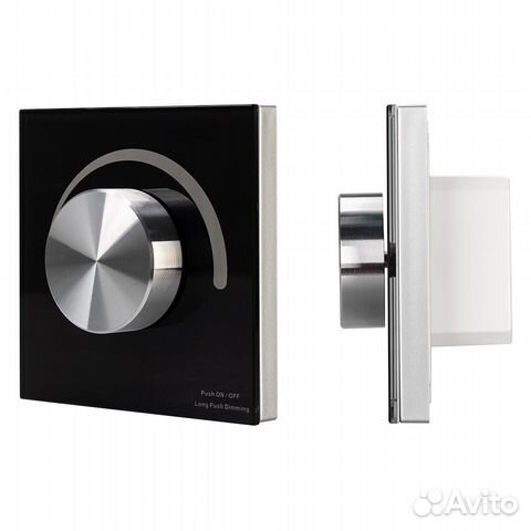 Arlight Панель Rotary smart-P28-DIM Black (12-24V