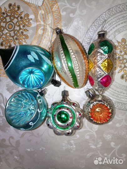 Елочные игрушки СССР одним лотом