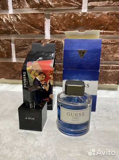 Guess indigo 1981 men Eisenberg Le Peche парфюм