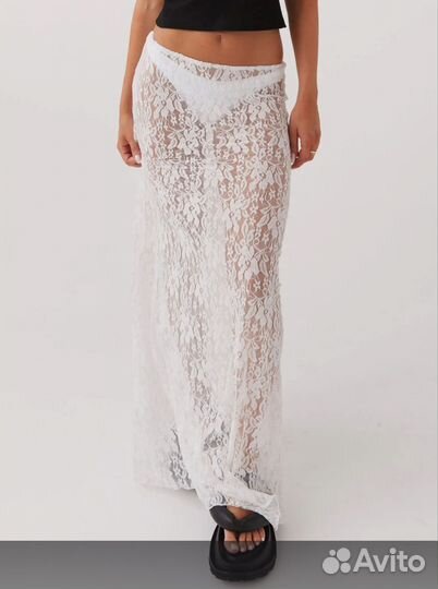 Юбка кружевная