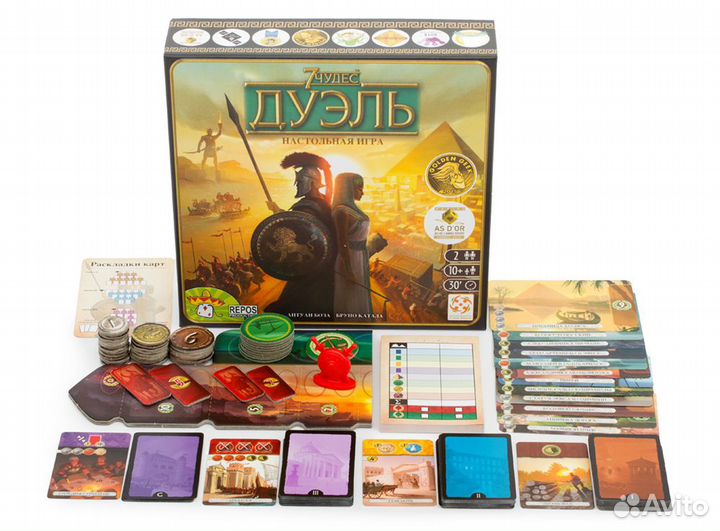 Настольные игры Fallout и 7 чудес:дуэль