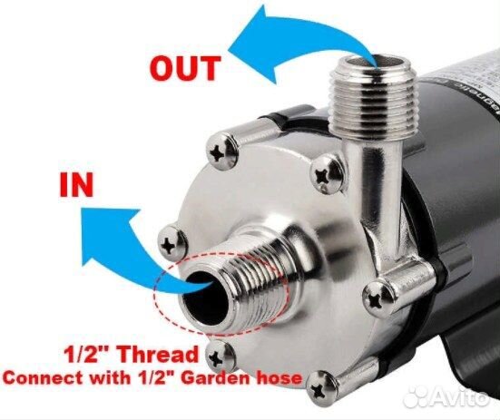 Насос для сусла MP-15RM нержавеющий