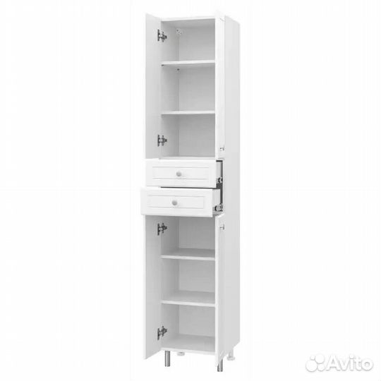 Шкаф-колонна Misty 40 напольный белый Э-05040-011Нж