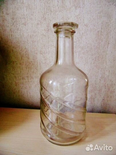 Граненые стопки, графин, солонка - СССР