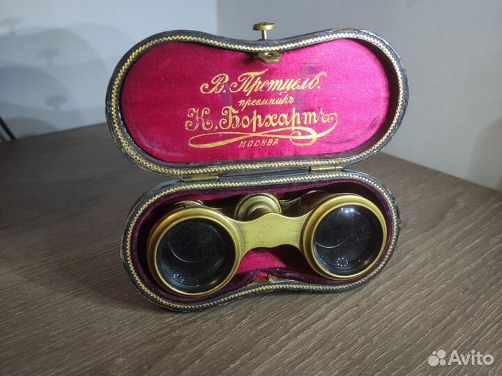 Претцель и Борхарт. Бинокль театральный перламутр