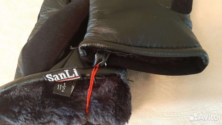 Мужские кожаные перчатки