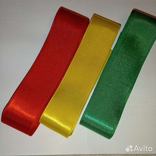 Лента атласная двусторонняя 4 см