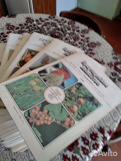 Журналы Приусадебное хозяйство с1982 по1992 год