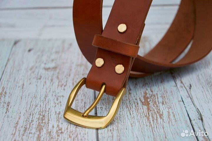 Кожаный ремень 