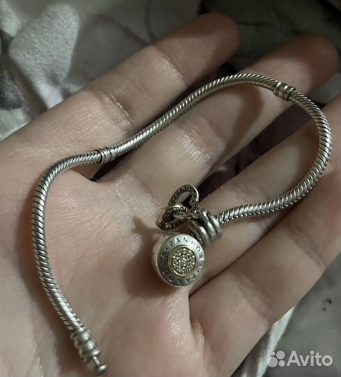 Браслет пандора с шармами