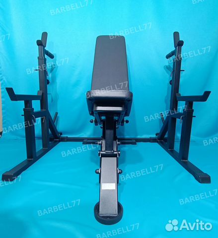 Стойки для жима штанги и скамья универсальная