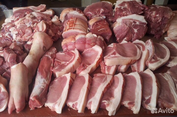 Предложение мяса и мясных продуктов в ассортименте