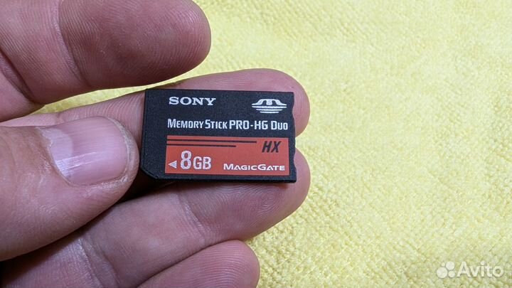 Карта памяти Sony Memory Stick 8Gb PRO Duo HX