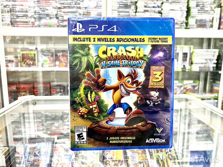 Crash Bandicoot N Sane Trilogy игра на PS4 PS 4
