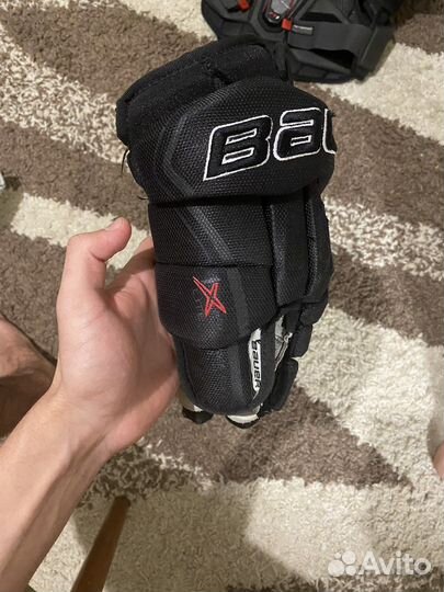Краги хоккейные Bauer vapor 1x pro lite 13-33cm
