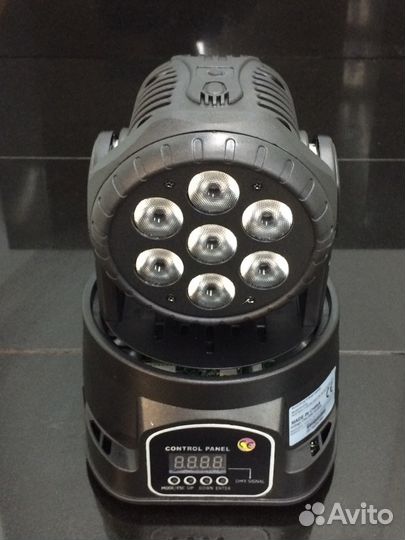 Вращающаяся голова wash LED 7*10w PRO