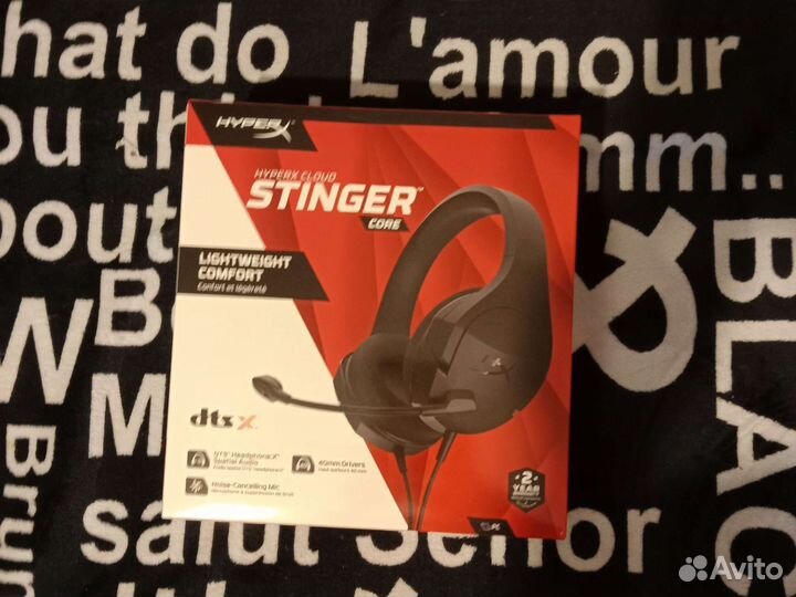 Наушники hyperx cloud stinger core