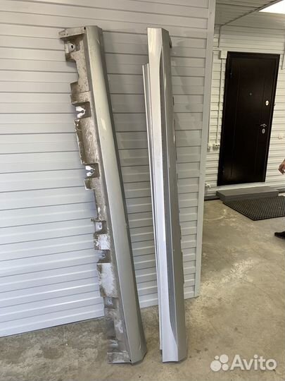 Накладки на пороги mercedes GLE купе 450 2021 с167