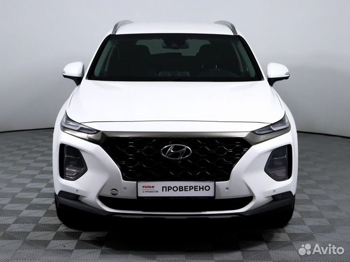 Hyundai Santa Fe 2.2 AT, 2019, 126 000 км