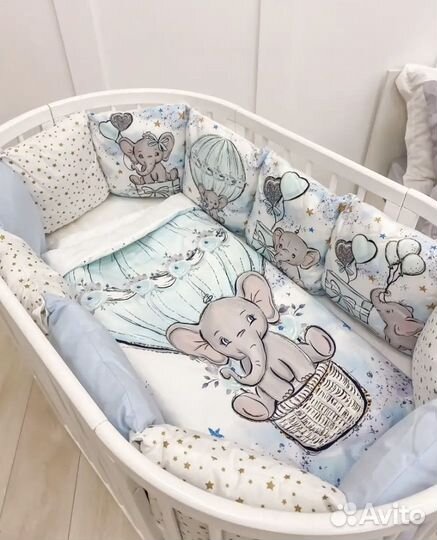 Бортики в детскую кроватку