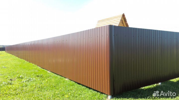 Забор из профлиста
