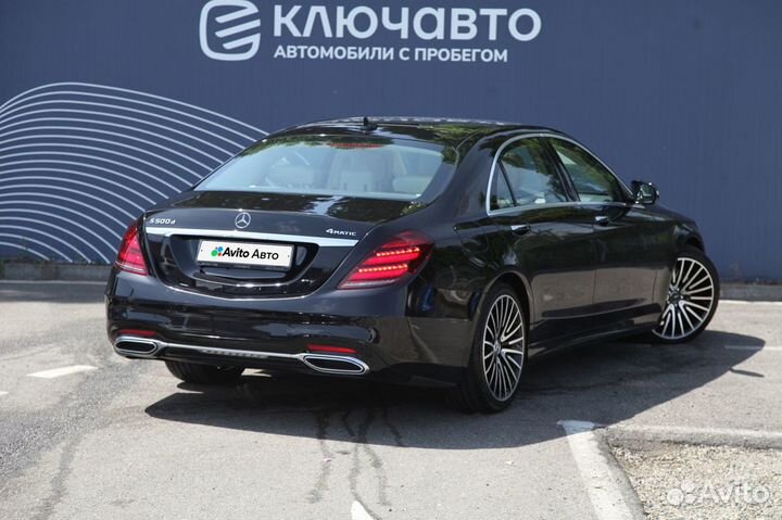 Mercedes-Benz S-класс 2.9 AT, 2018, 89 756 км