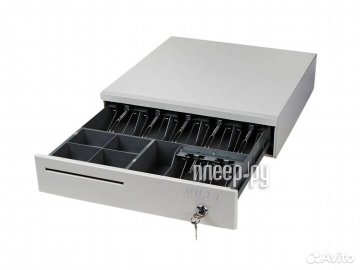 Денежный ящик Мидл 1.0/К 7 супер механический Grey