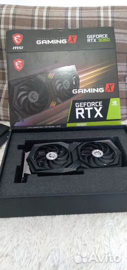 Видеокарта MSI GeForce RTX 3060 Gaming X 12GB