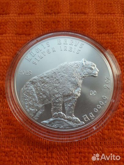 Казахстан тенге 2023г Снежный барс, Ирбис